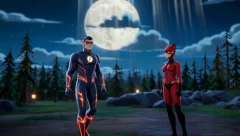 Flash man and catwomen romantic scene – AI-generated video on AITube