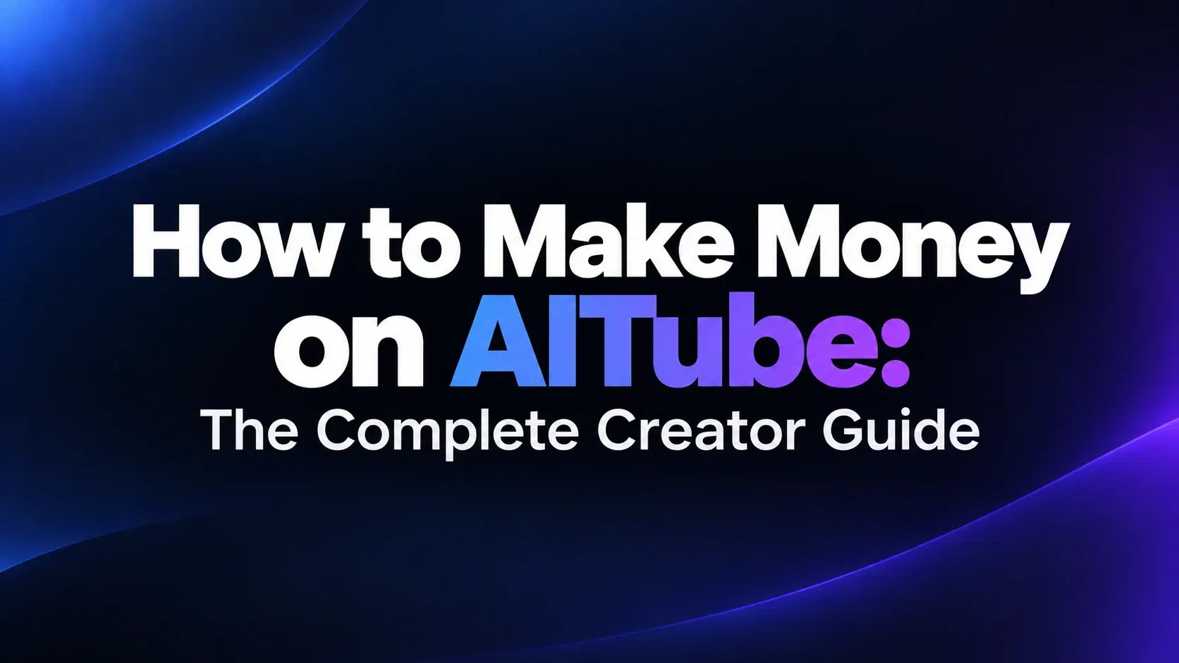Make Money on AITube