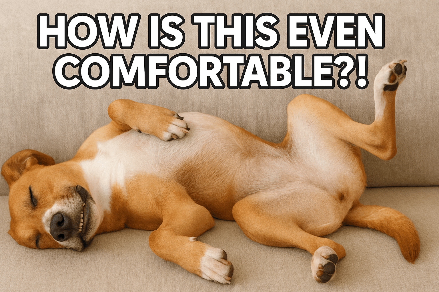 Dogs Sleeping in the Funniest Positions 😂