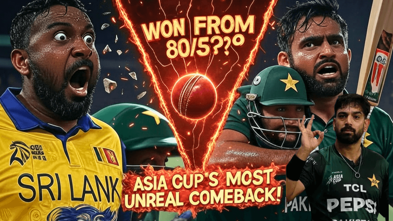 "80/5… AND THEY STILL WON?! 😱 The UNREAL Pakistan Comeback That ELIMINATED Sri Lanka From Asia Cup – AI-generated video on AITube