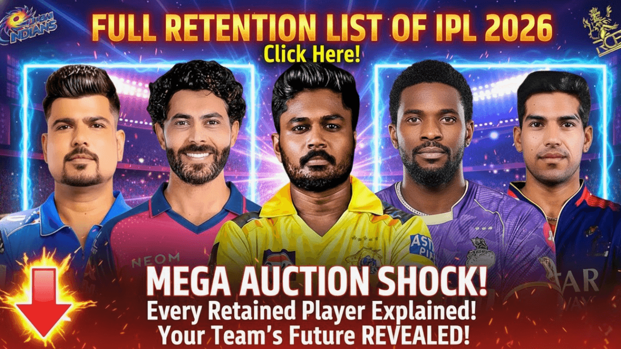 🚨 IPL 2026 RETENTION SHOCKER! CSK DROPS JADEJA… RR BRINGS HIM BACK?! 😱 | The REAL Strategy Behind the Trade War! – AI-generated video on AITube
