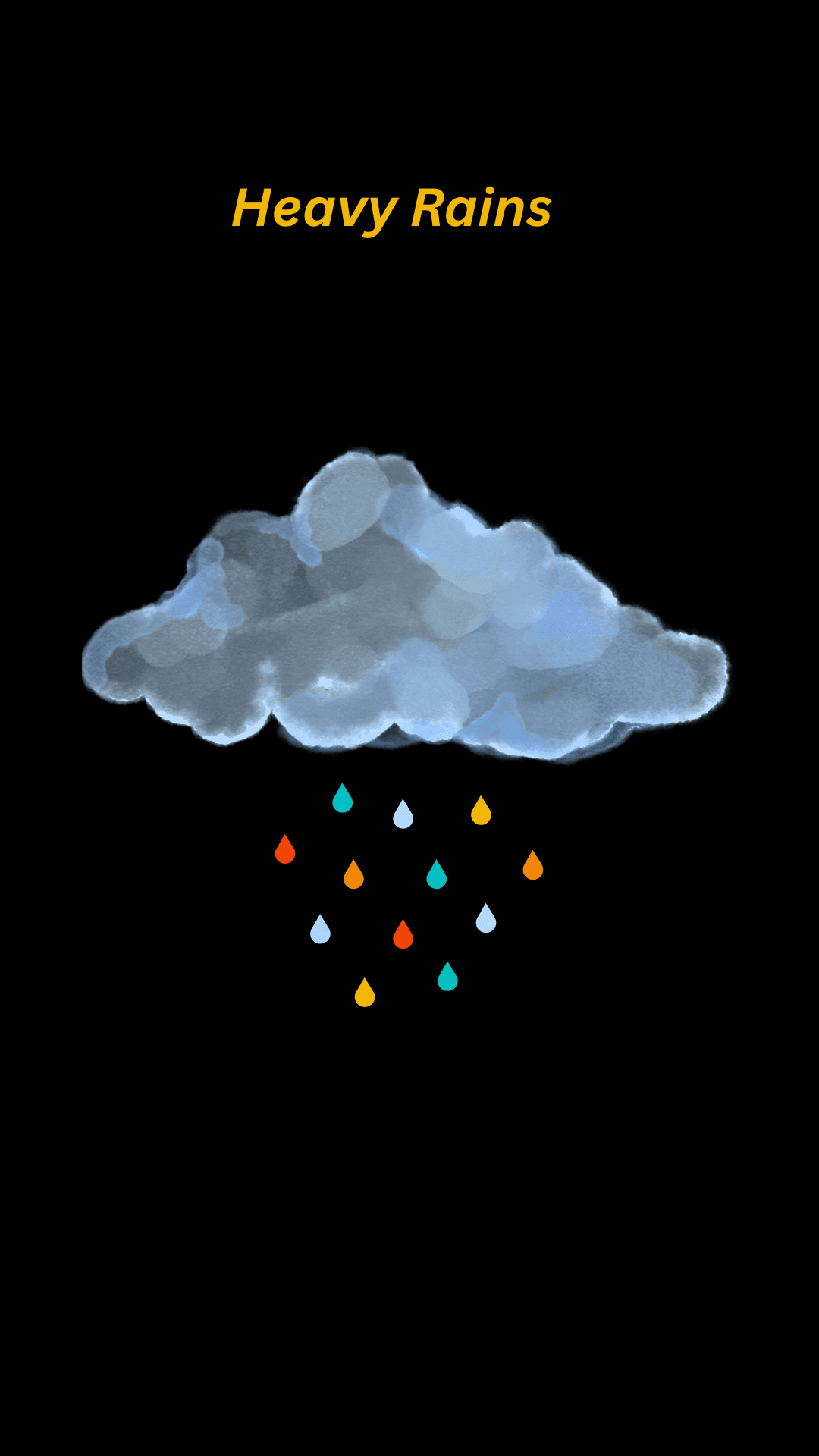 Heavy downpour – AI-generated video on AITube