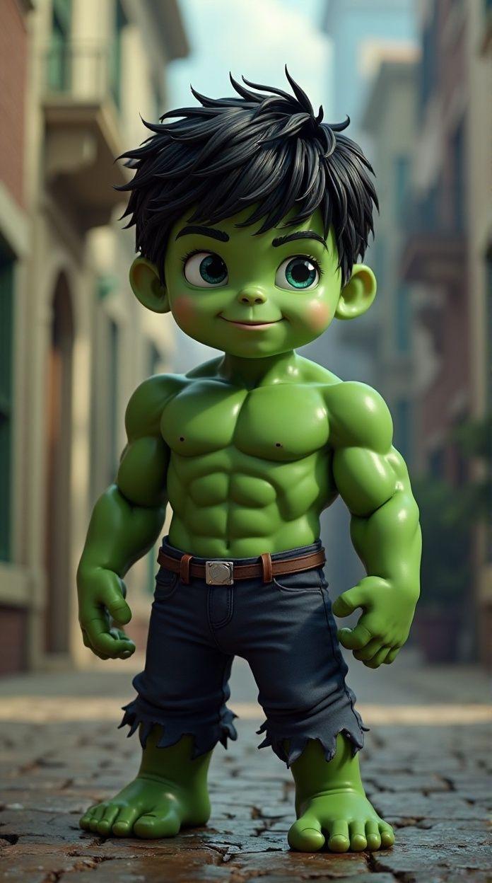 Baby Hulk Punch Test | Hulk Transformation omg