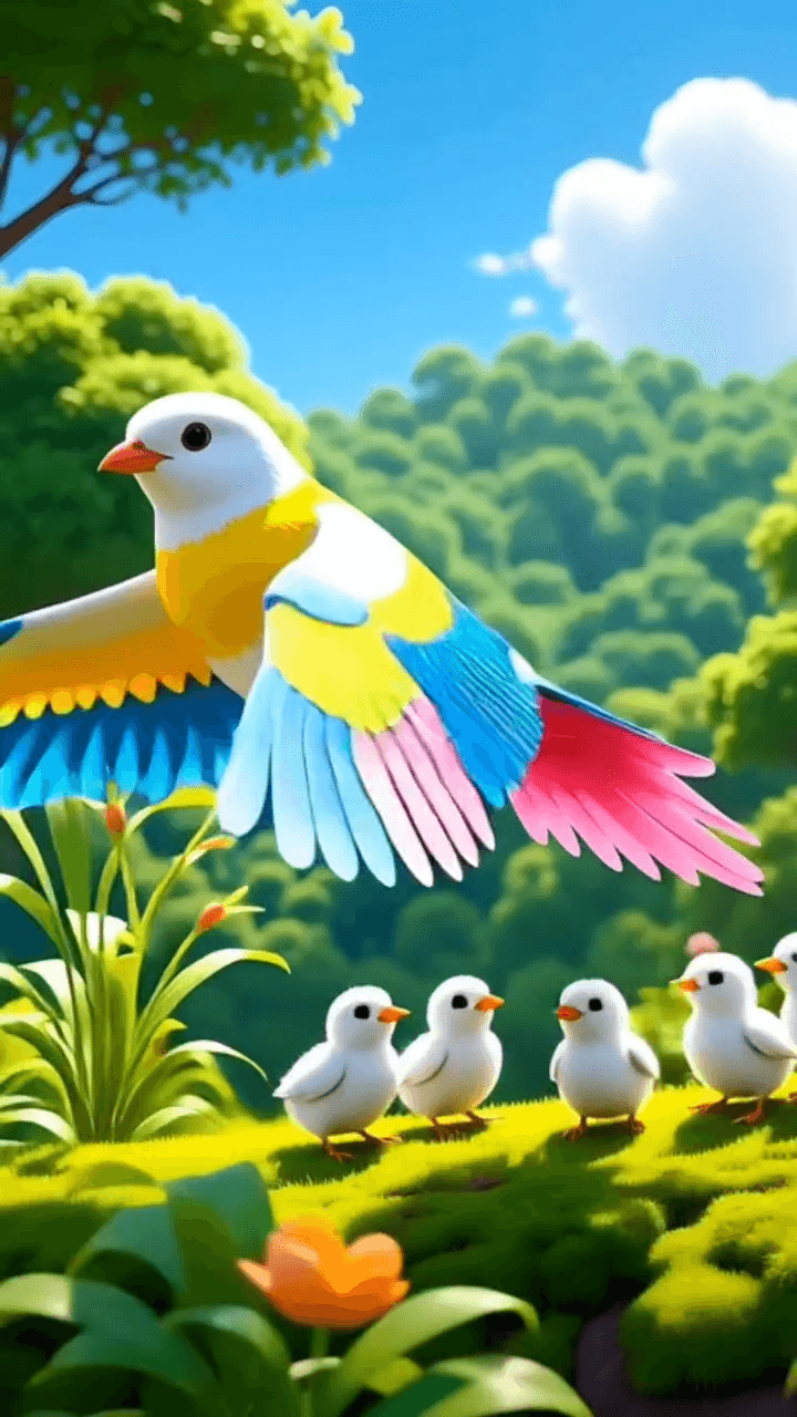 ♥️ Beautiful lovely birds and baby 🐥 – AI-generated video on AITube