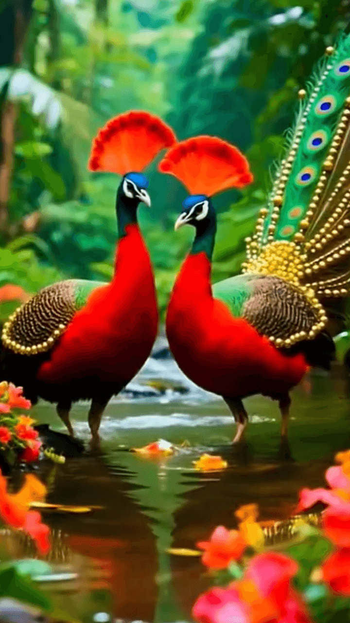 ♥️ Beautiful Nature Bird wildlife Colorful Bird 🐦🐦 – AI-generated video on AITube