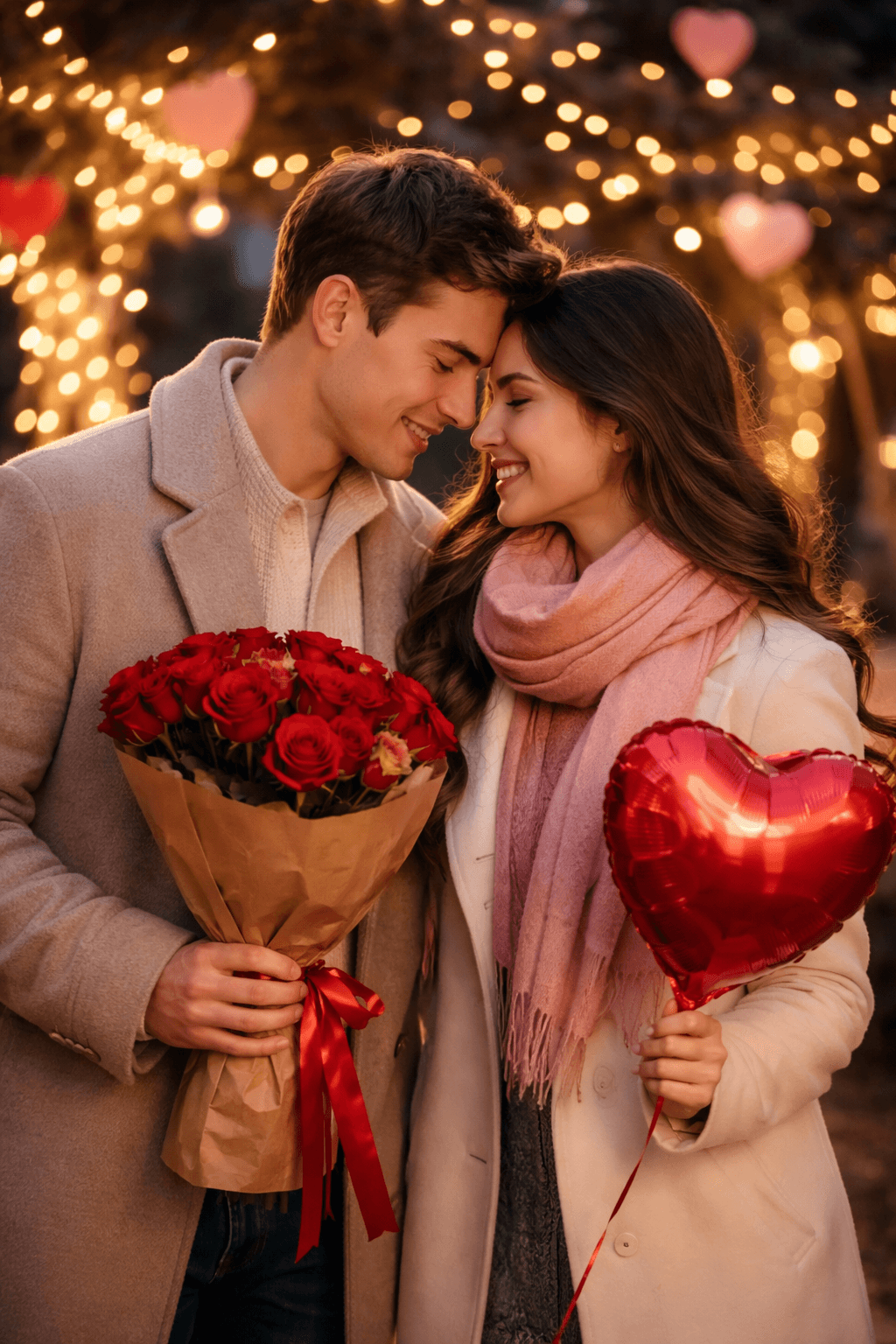 people are celebrating Valentine's Day