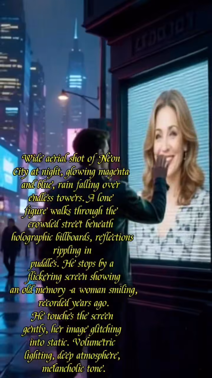 Lost Love In Neon City – AI-generated video on AITube