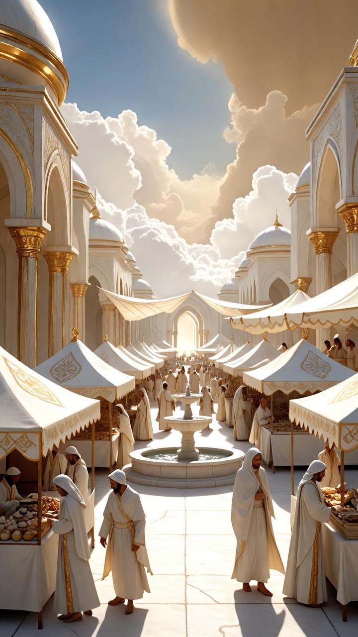When Market Day in Heaven – AI-generated video on AITube