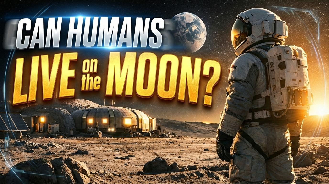 Can Humans Live On The Moon? – AI-generated video on AITube