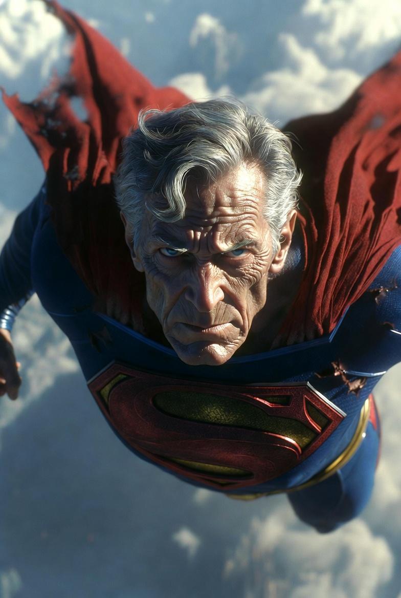 100 year old superman – AI-generated video on AITube