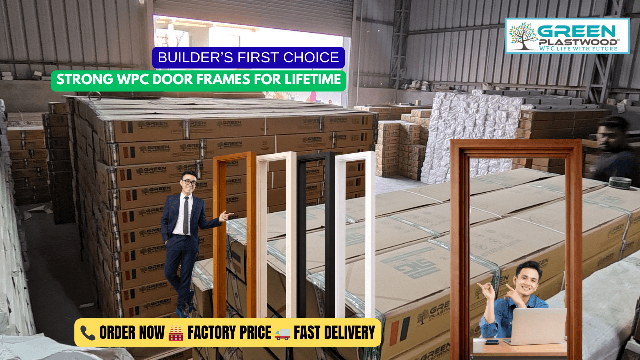 Builders Choice: Strong 🚪 WPC Door Frames for Lifetime | Green Plastwood WPC Products Bulk Mfg – AI-generated video on AITube