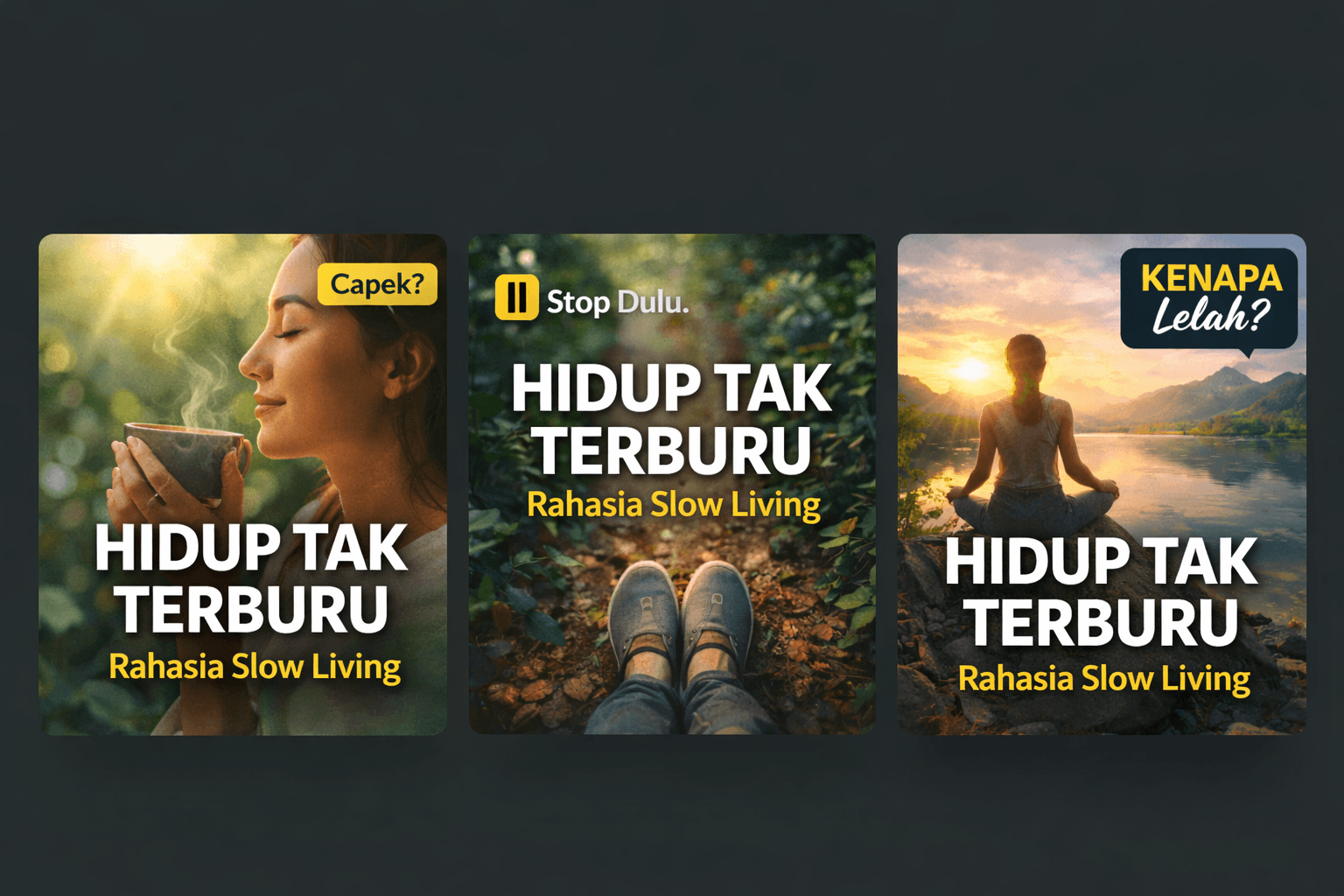 Slow Living _ Hidup Tak Terburu-buru