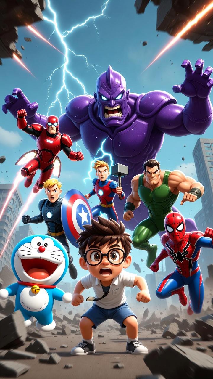 Nobita Vs Thanos Fight – AI-generated video on AITube