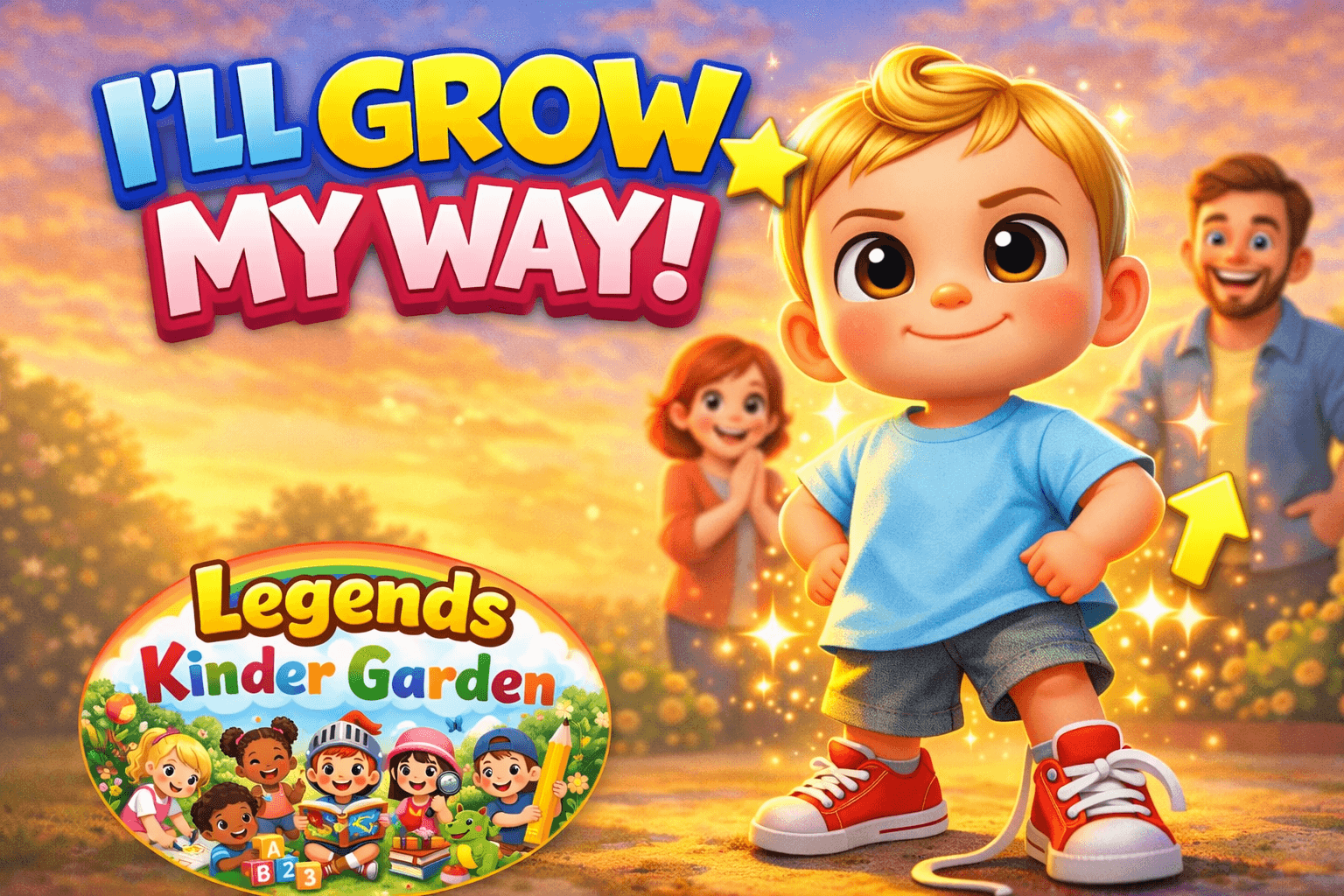 I’ll Grow My Way! 🌟 Growing Up Song for Kids | Preschool Learning Song
