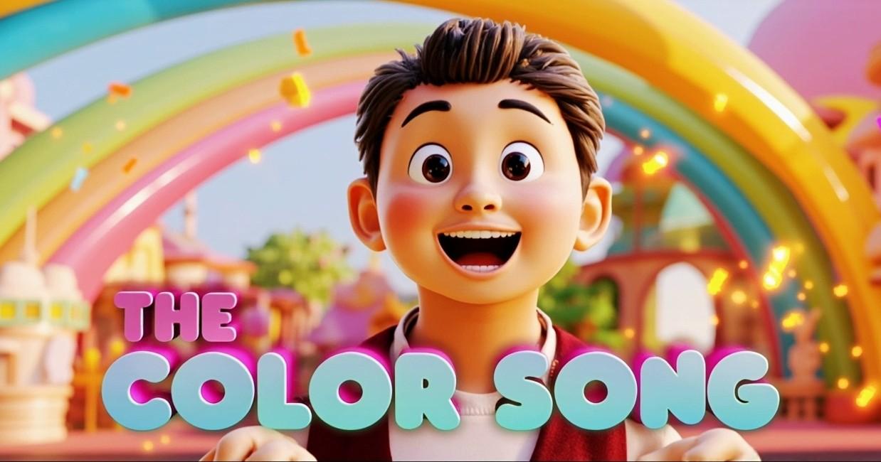 The Color Song – Learn Colors for Kids | Fun Nursery Rhyme for Toddlers | Pop Kids