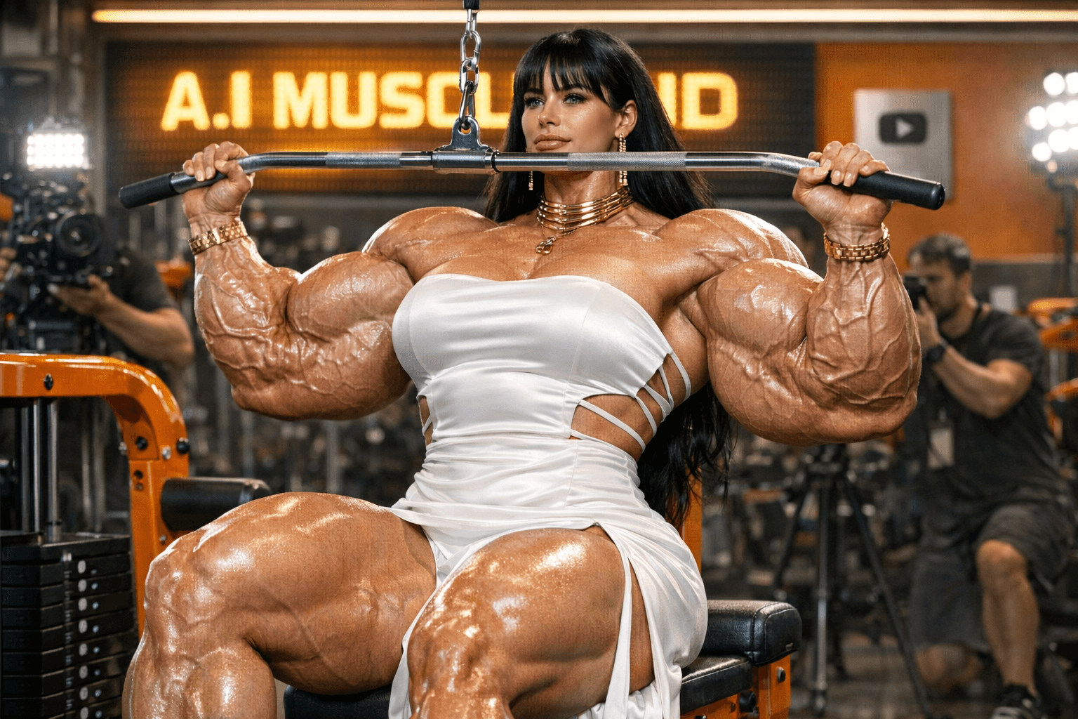 Ai female bodybuilder