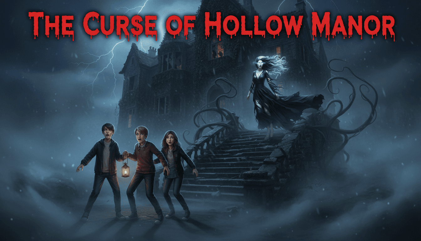 The Curse of Hollow Manor 👻 | Scariest Horror Story | Haunted Mansion Mystery