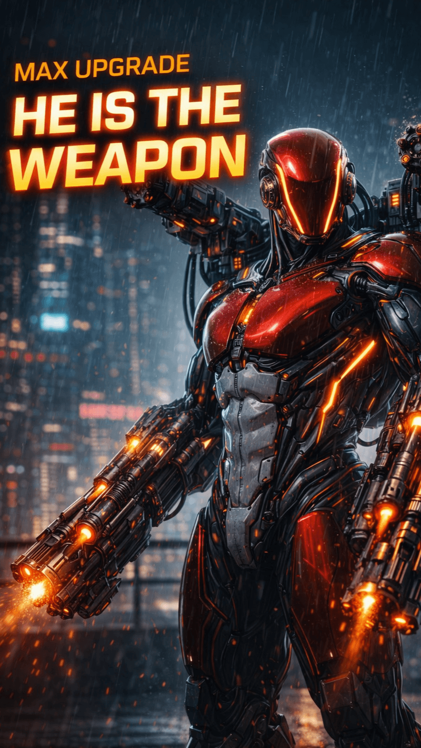 He Is The Weapon 🔥 Overpowered Cyborg War Machine in Cyberpunk Future