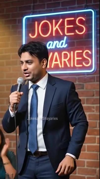 Standup Comedy Hindi Jokes - 5 -  JokesandShayaries  #funny #funnyshayari #standupcomedy – AI-generated video on AITube