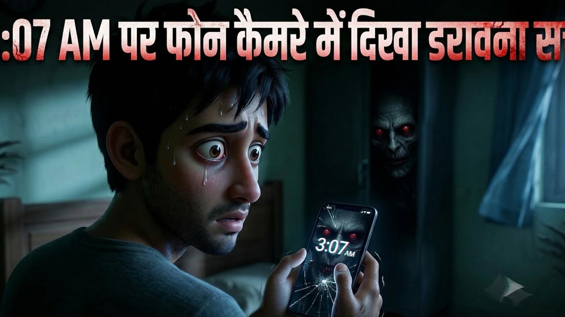 3:07 AM पर फोन कैमरे में दिखा डरावना सच |