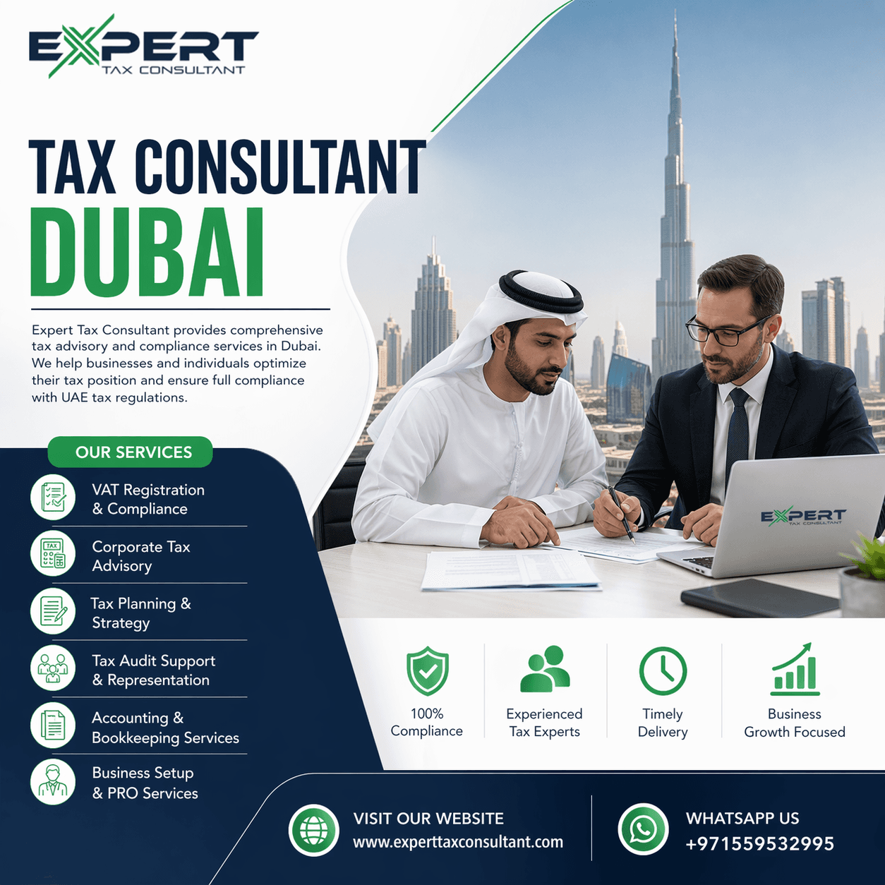 🚀 Looking for a reliable Tax Consultant Dubai | +971559532995