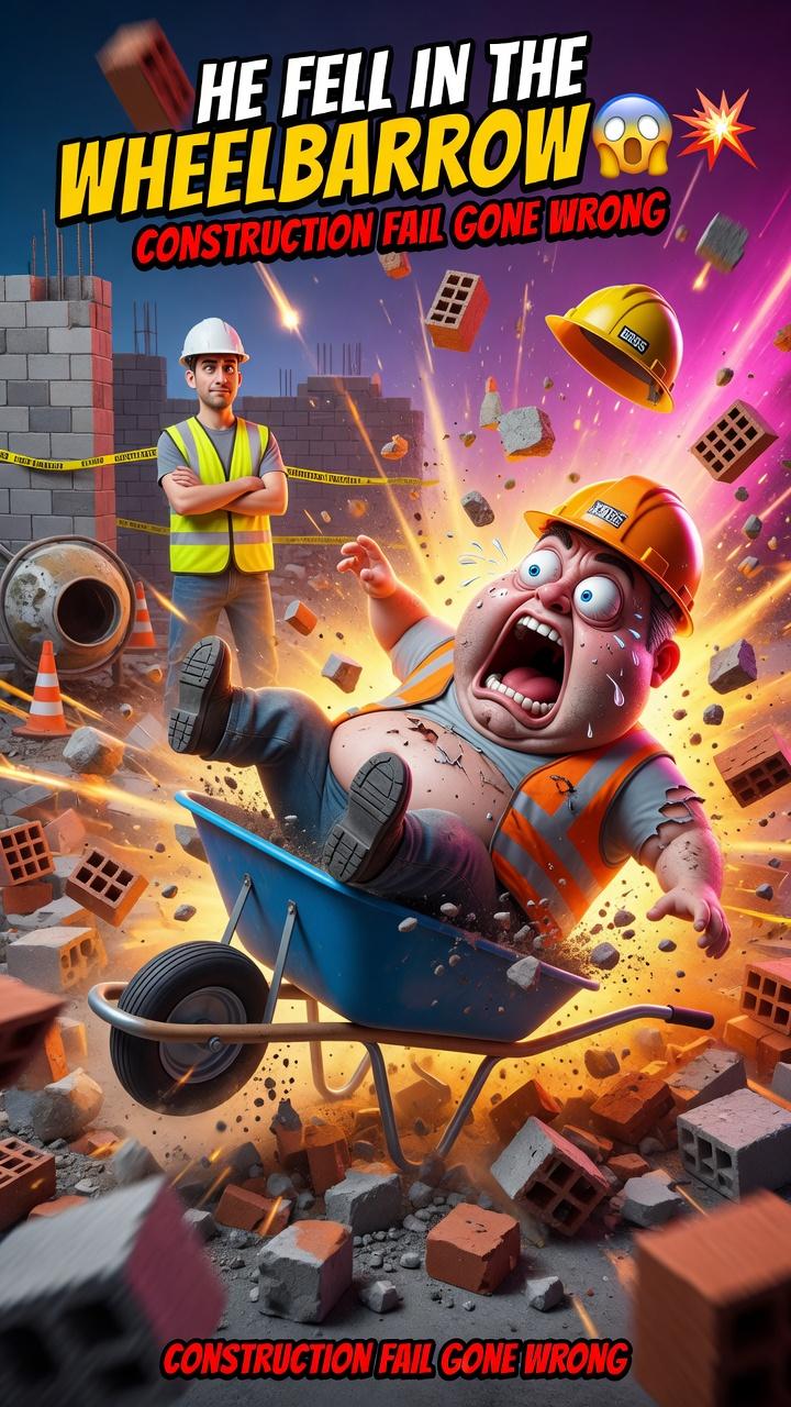 He Tried To Carry ALL Bricks at Once 😱💥… What Happened Next is INSANE! #highlight #everyone #fyp Part 1