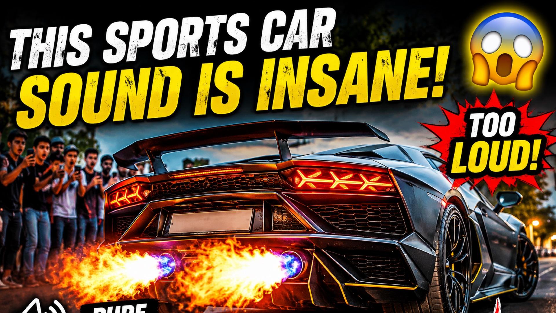 Itni Loud Sports Car? 😱 Sab Mud Ke Dekhne Lage!