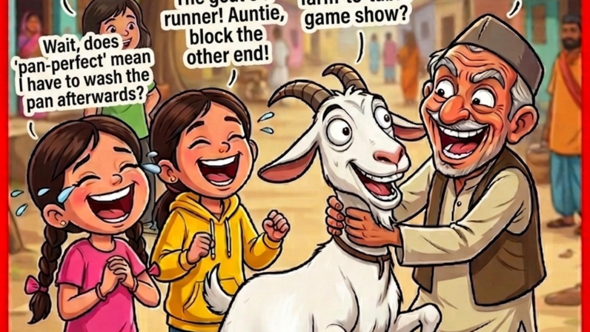 When the Goat is more fashionable than you! 🐐💅 #Comedy