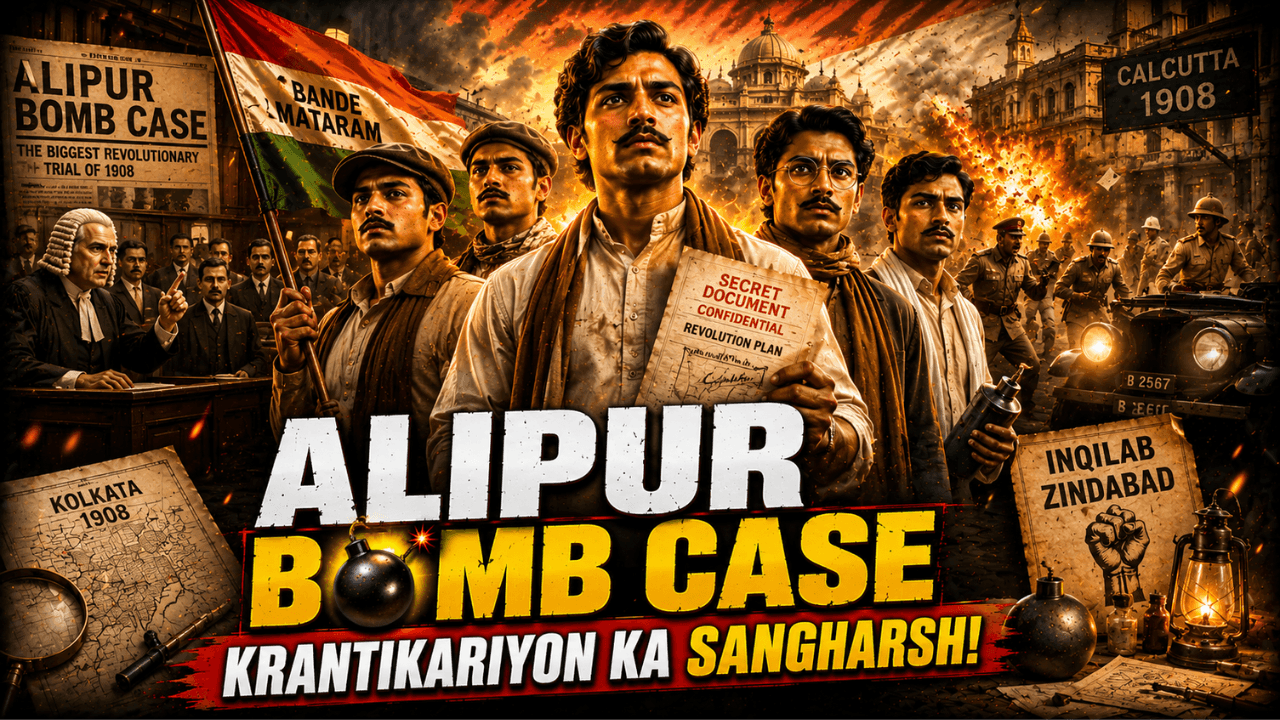 Alipur Bomb Case 💣🇮🇳 | Krantikariyon Ka Sabse Bada Sangharsh! 🔥 | #Shorts – AI-generated video on AITube