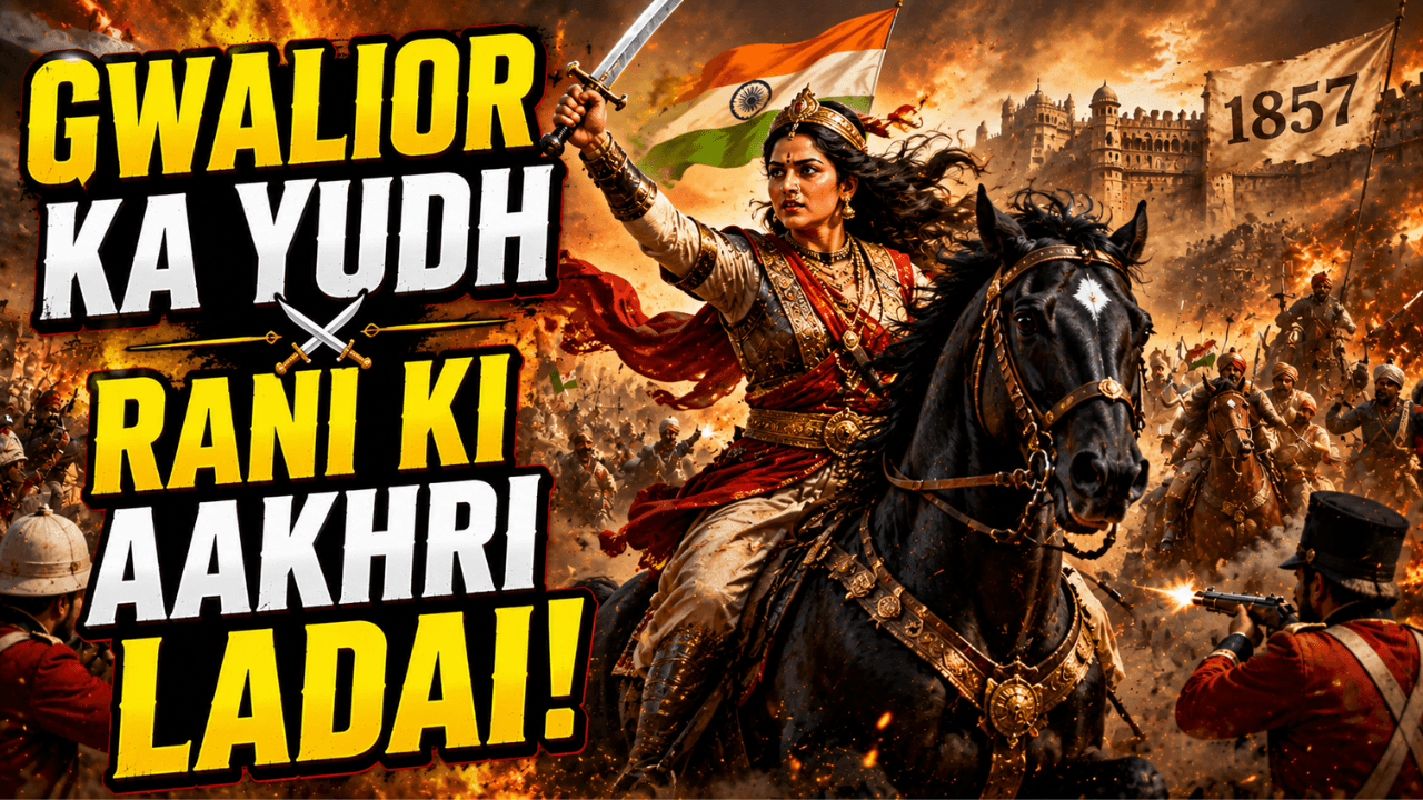 Gwalior Ka Yudh ⚔️ | Rani Lakshmibai Ki Aakhri Ladai 🇮🇳🔥 | #Shorts – AI-generated video on AITube