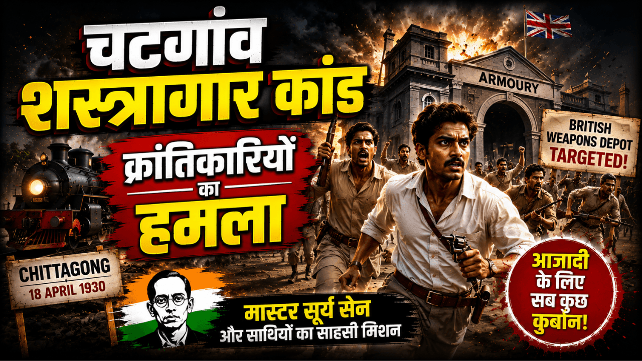 Chittagong Armoury Raid 🇮🇳⚔️ | Krantikariyon Ka Shaurya Bhara Hamla | Surya Sen Story 🔥 | #Shorts – AI-generated video on AITube