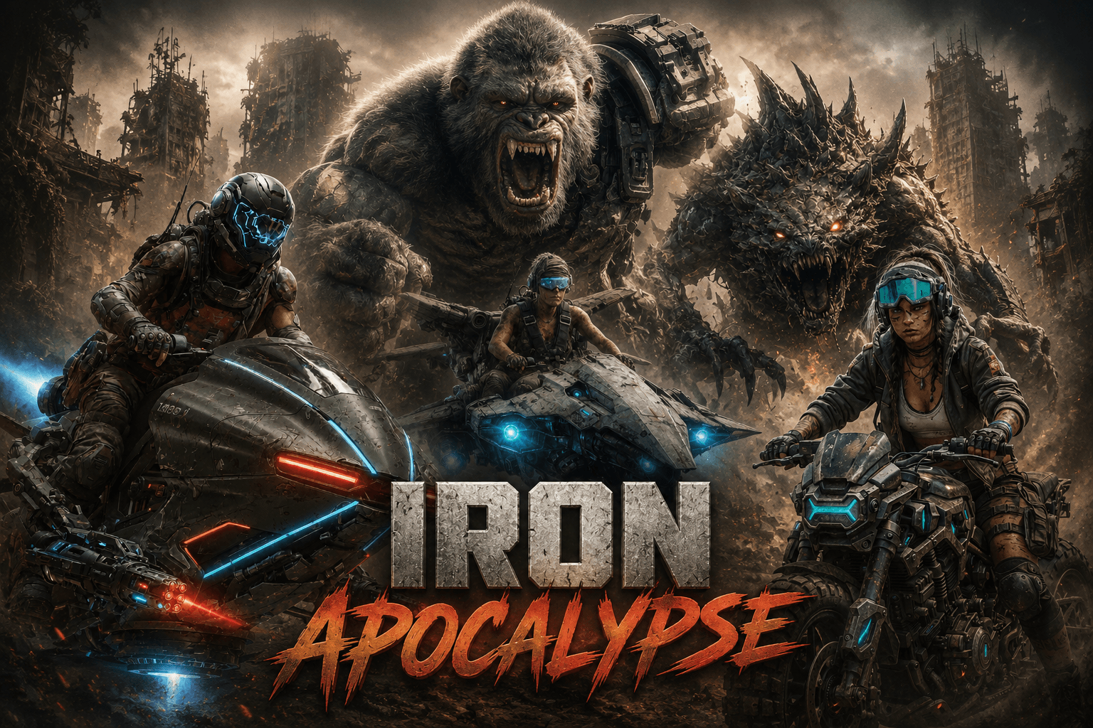 ⚔️IRON APOCALYPSE | Humanity's Last Battle Against Cyber Monsters