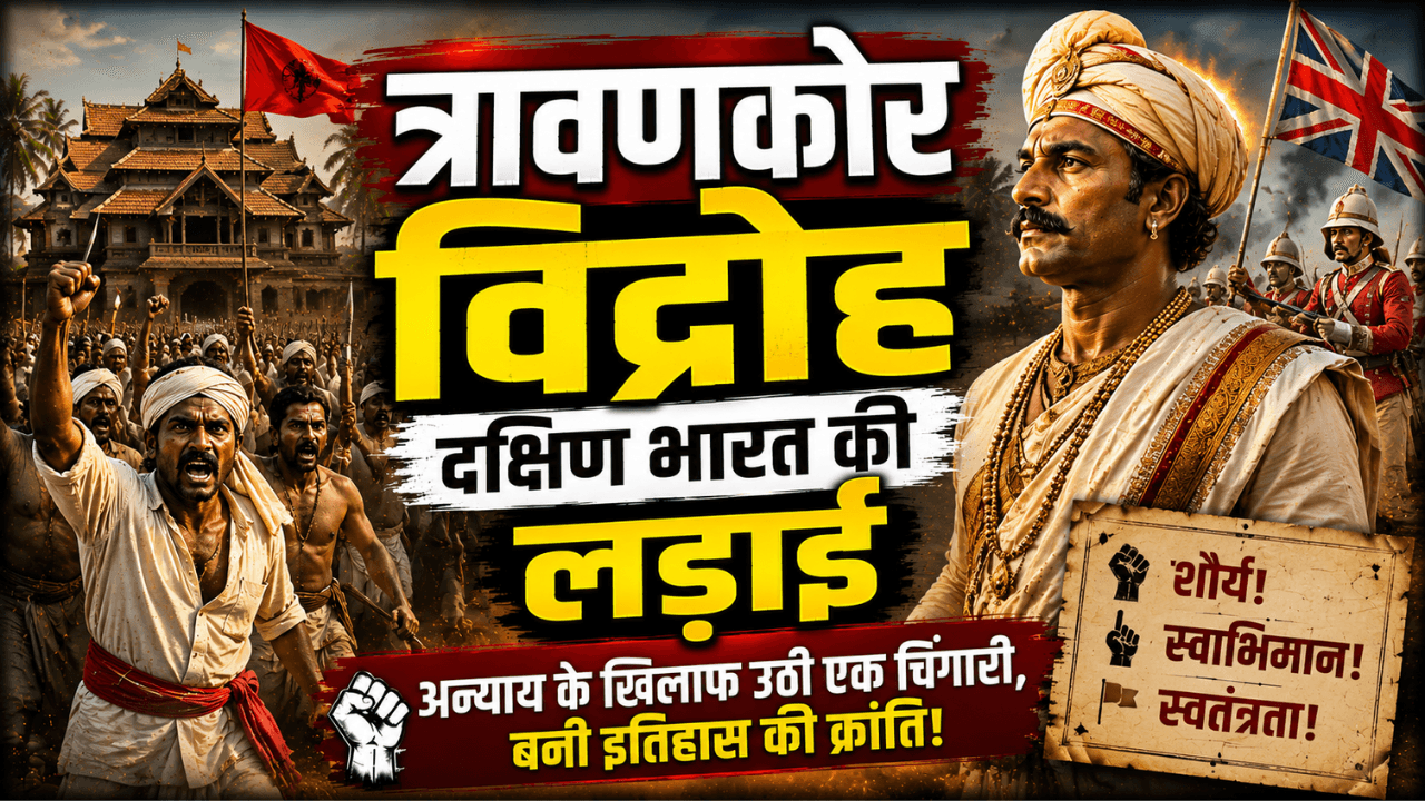 Travancore Vidroh 🇮🇳⚔️ | Dakshin Bharat Ki Aitihasik Ladai | Indian History 🔥 | #Shorts