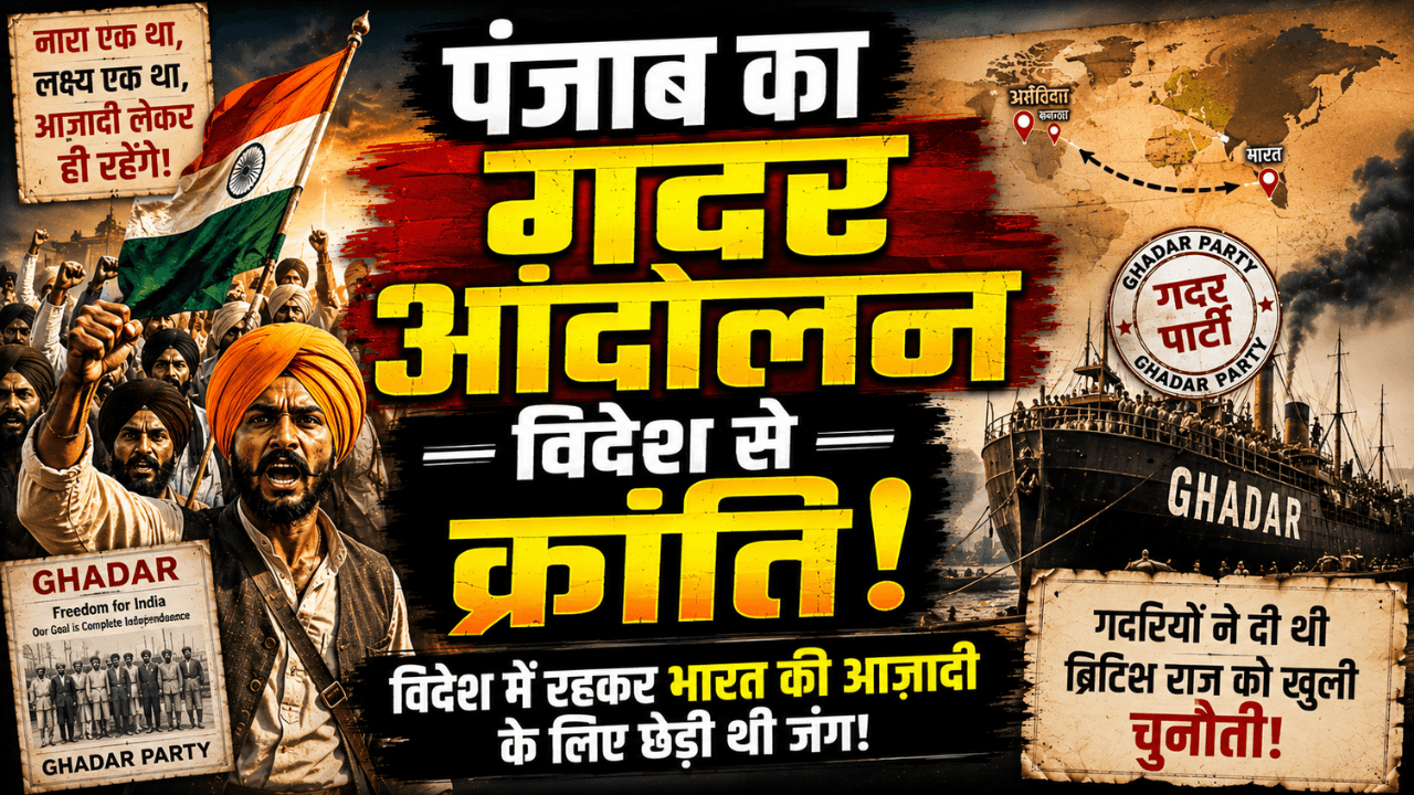 Ghadar Andolan 🇮🇳🔥 | Videsh Se Shuru Hui Kranti | Punjab Ka Ghadar Movement | #Shorts