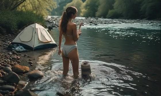 Amelia Feels Like Staying by the River – AI-generated video on AITube