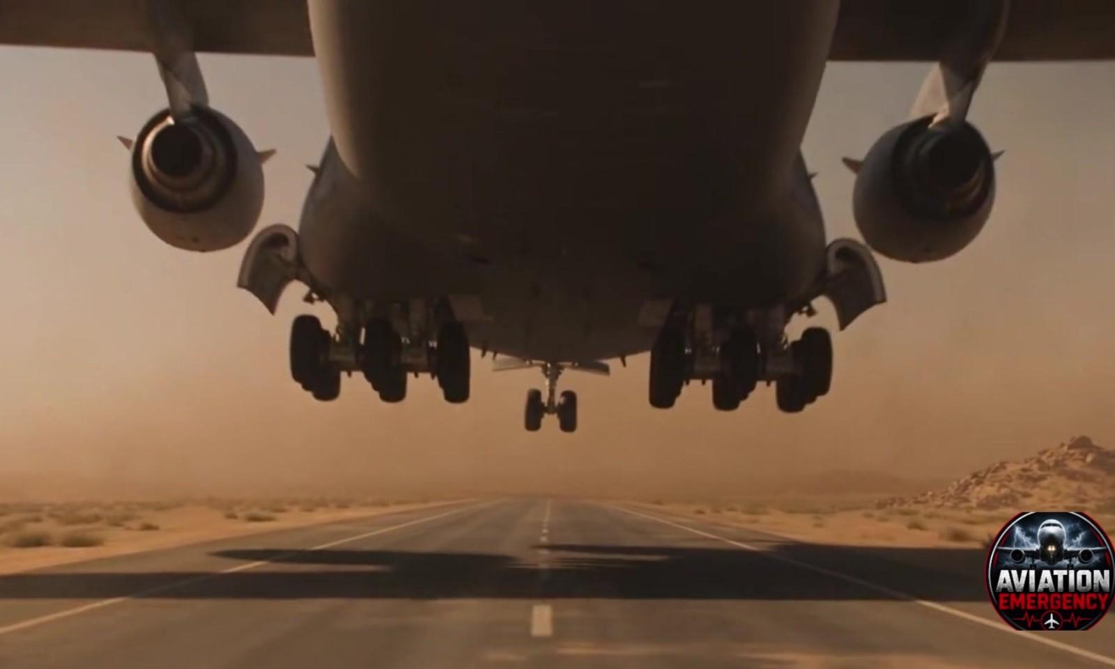 Cargo Plane’s Impossible Emergency Landing on a Desert Highway 😱✈️🌪️ – AI-generated video on AITube