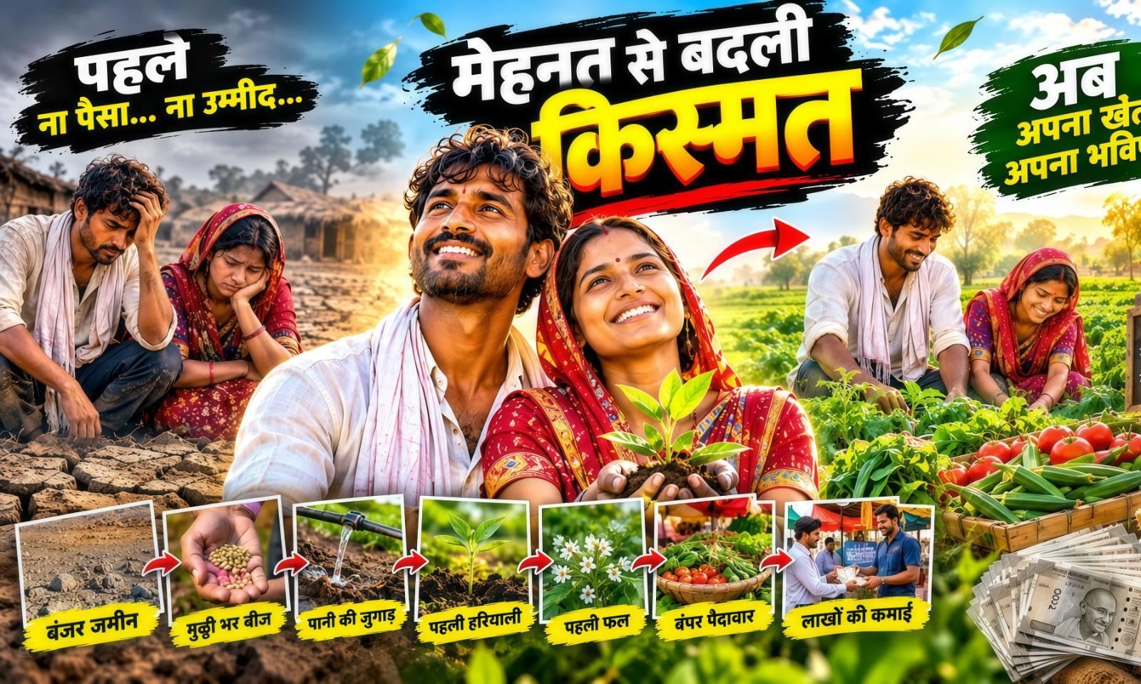 जिस जमीन पर कुछ नहीं उगता था, वहीं खड़ी कर दी पूरी जिंदगी | Motivational Story – AI-generated video on AITube