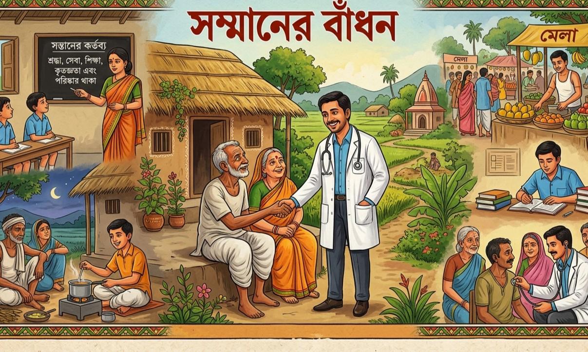 শিরোনাম: সম্মানের বাঁধন – AI-generated video on AITube