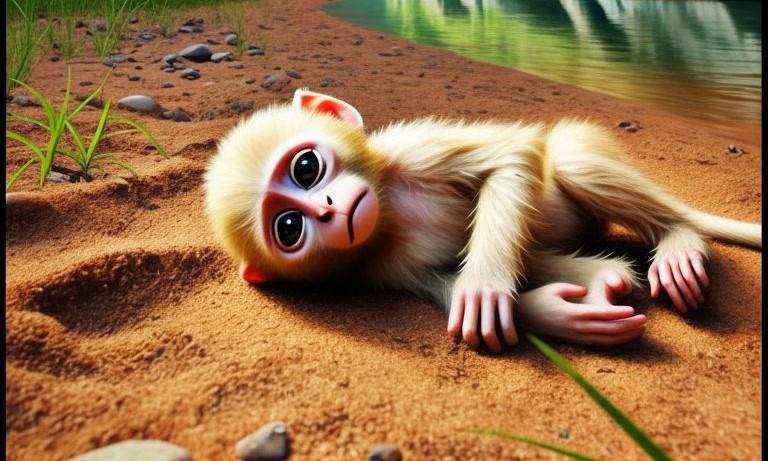 Watch a Baby Monkey's Miraculous Transformation! – AI-generated video on AITube