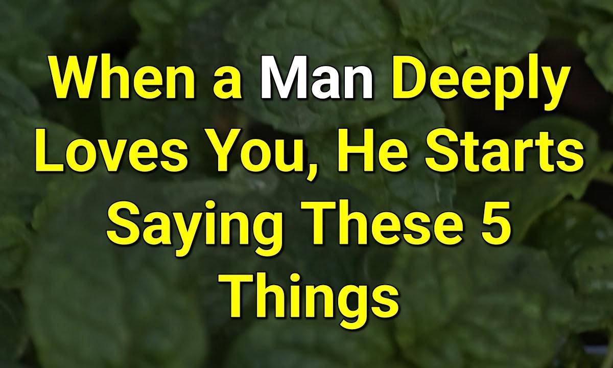 When a Man Deeply Loves You, He Starts Saying These 5 Things...|Psychology Amazing Facts – AI-generated video on AITube