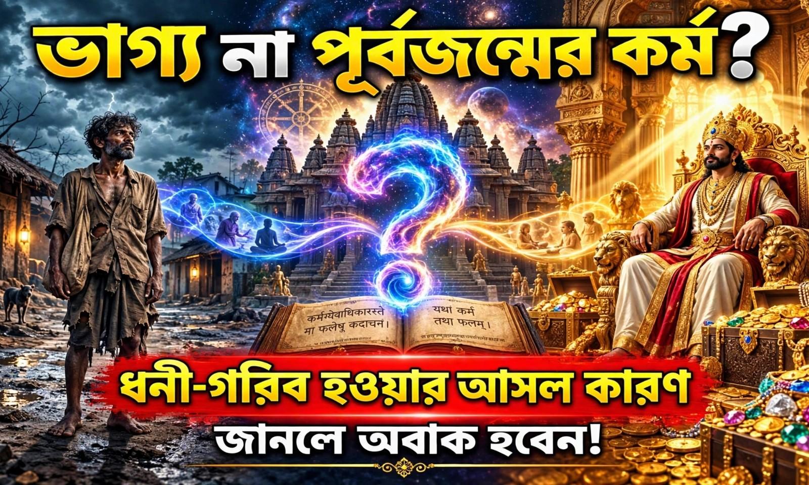 শুধুই ভাগ্যের খেলা? নাকি এর পেছনে রয়েছে পূর্বজন্মের কর্মফল? – AI-generated video on AITube