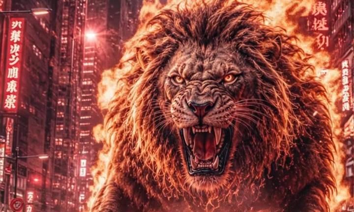 Feel the Roar! Epic Fiery Lion & Supercar Showdown – AI-generated video on AITube
