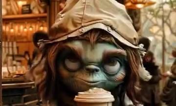 Cozy Golden Cafe Vibes: AI's Dreamy Coffee Art – AI-generated video on AITube
