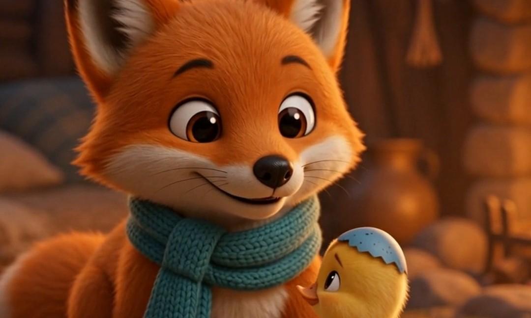 What hatched by the little fox's fire?