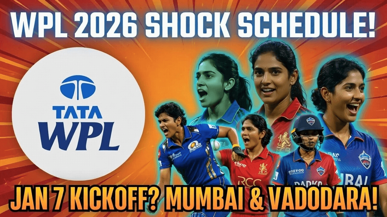 WPL 2026 SHOCK SCHEDULE! Jan 7 Kickoff? Mumbai & Vadodara Host? 🔥 – AI-generated video on AITube