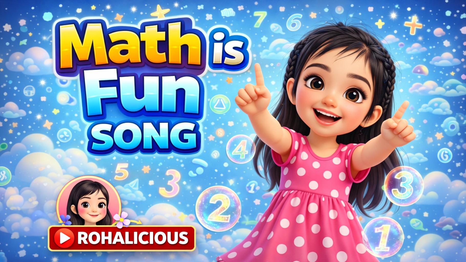 Math Is My Superpower 🦸♀️ | Fun Learning Song for Kids | Counting & Shapes Nursery Rhyme – AI-generated video on AITube