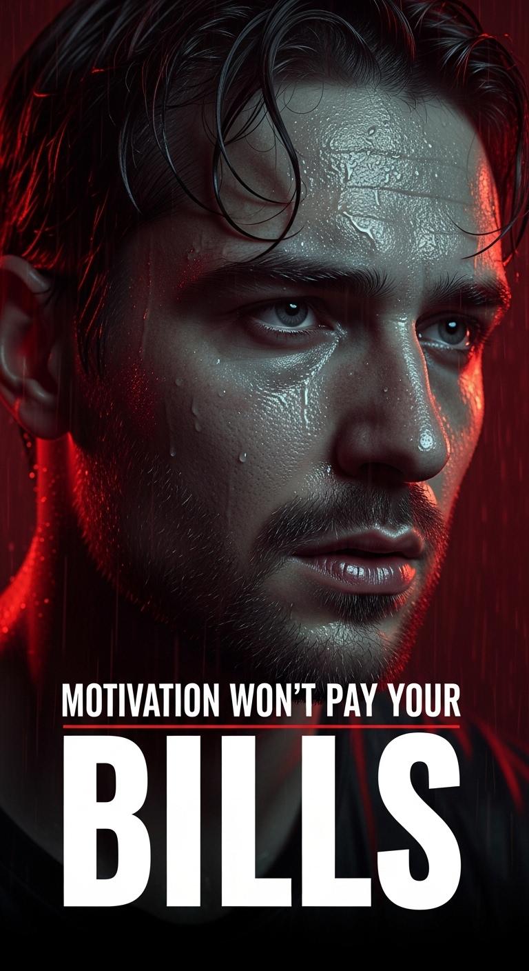 Motivation Won’t Pay Your Bills #AntiMotivation #HabitsWin #NoExcuses