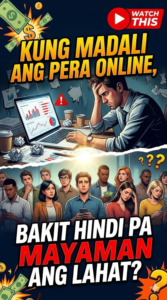 Kung madali ang pera online, bakit hindi pa mayaman ang lahat?