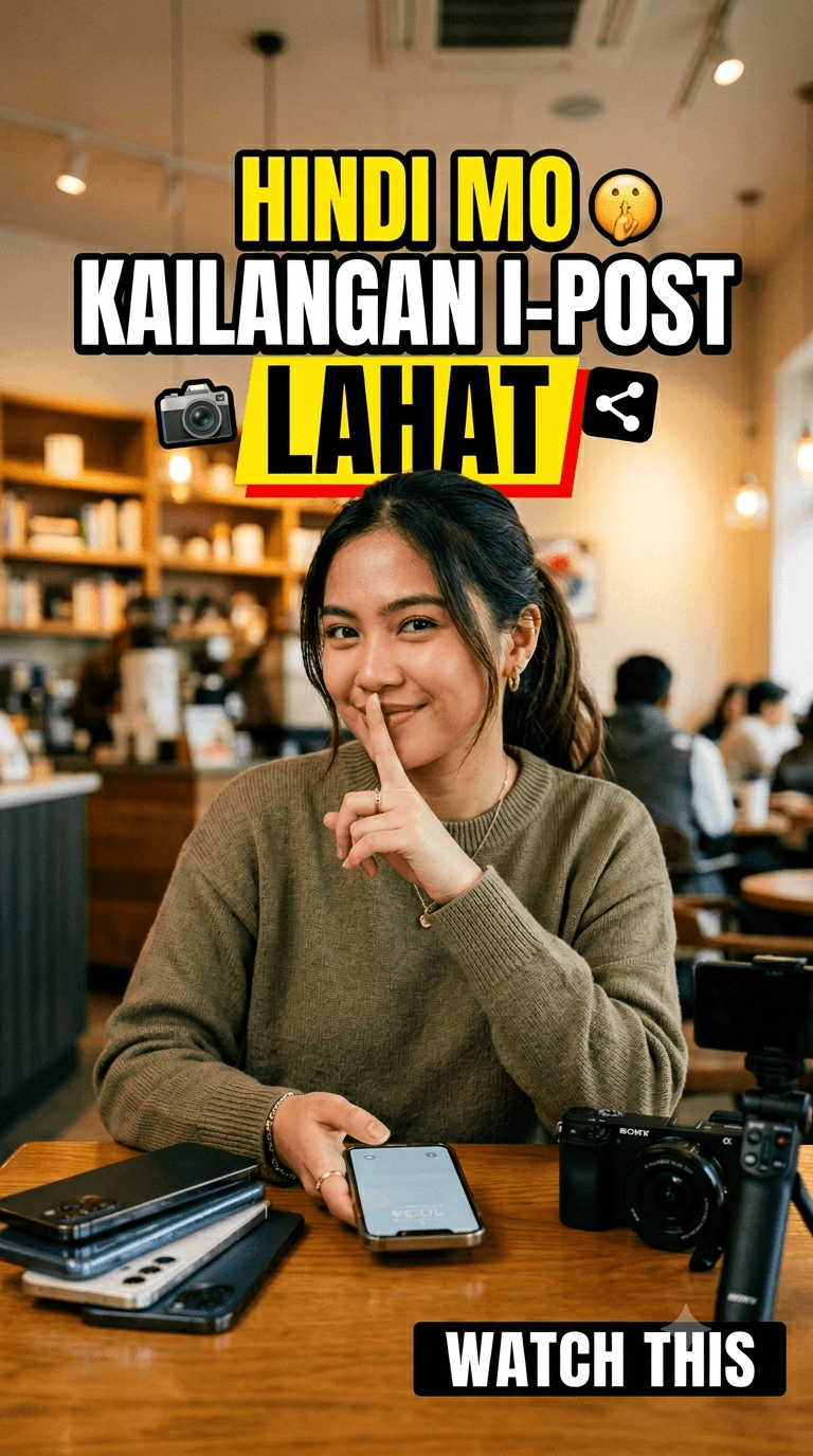 Hindi mo kailangan i-post lahat! – AI-generated video on AITube